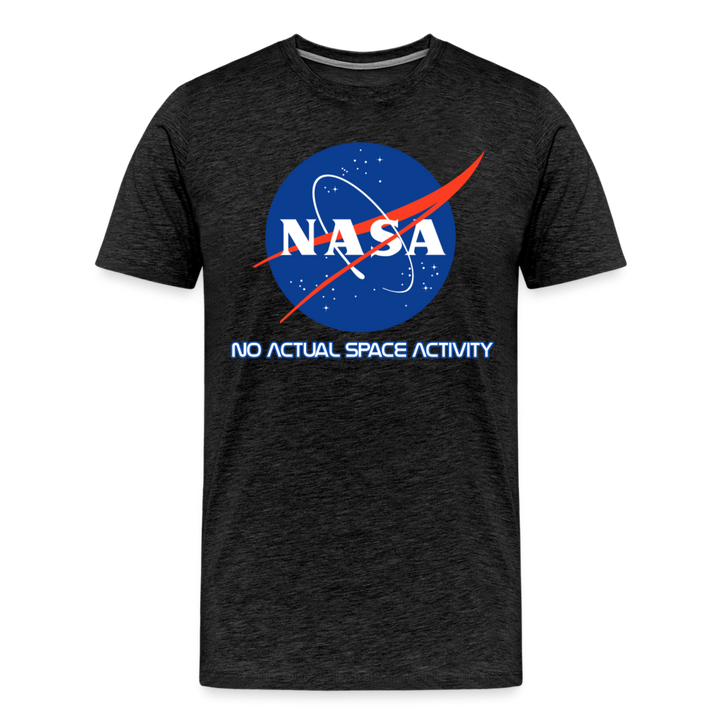 NASA Shirt | Premium Mens Graphic Tee - charcoal grey