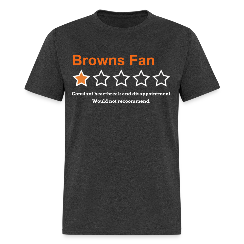 Browns Fan Shirt - heather black