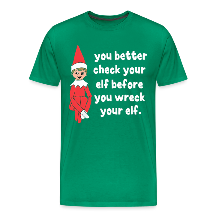 Check Your Elf - kelly green