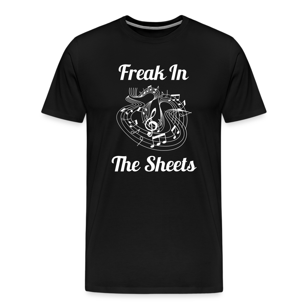 Freak In The Sheets Shirt | Premium Mens Graphic Tee - black