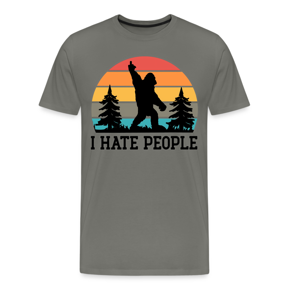 I Hate People - asphalt gray