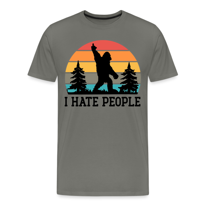 I Hate People - asphalt gray