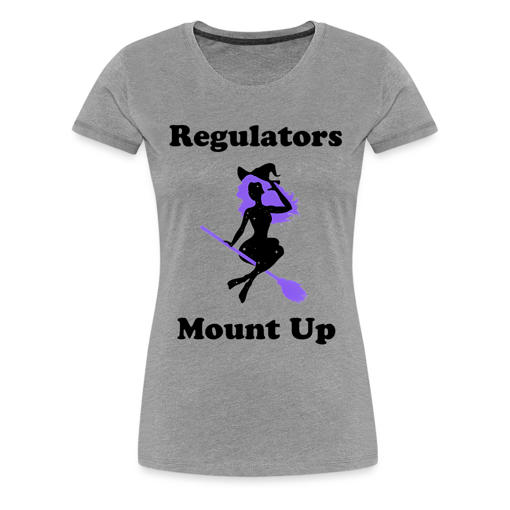 Regulators Mount Up Shirt | Premium Womens Graphic Tee - heather gray