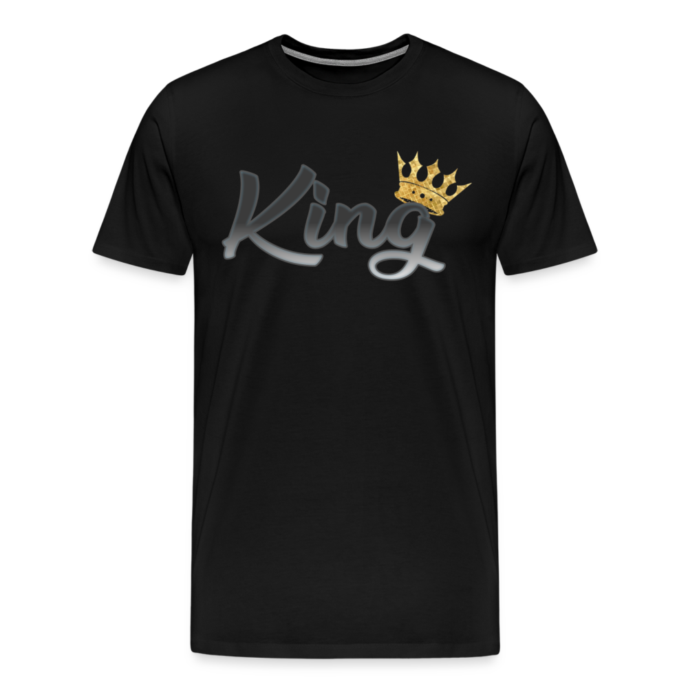 King Shirt | Premium Mens Graphic Tee - black