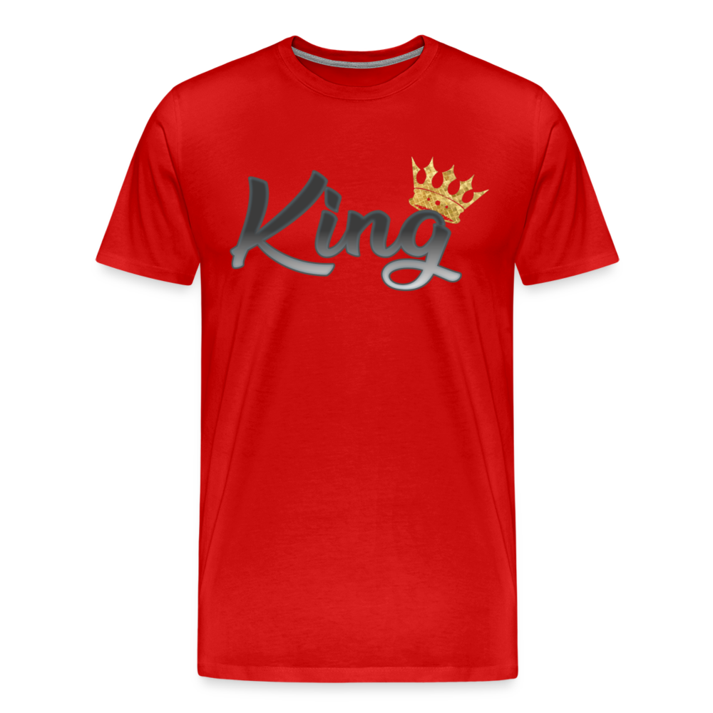 King Shirt | Premium Mens Graphic Tee - red