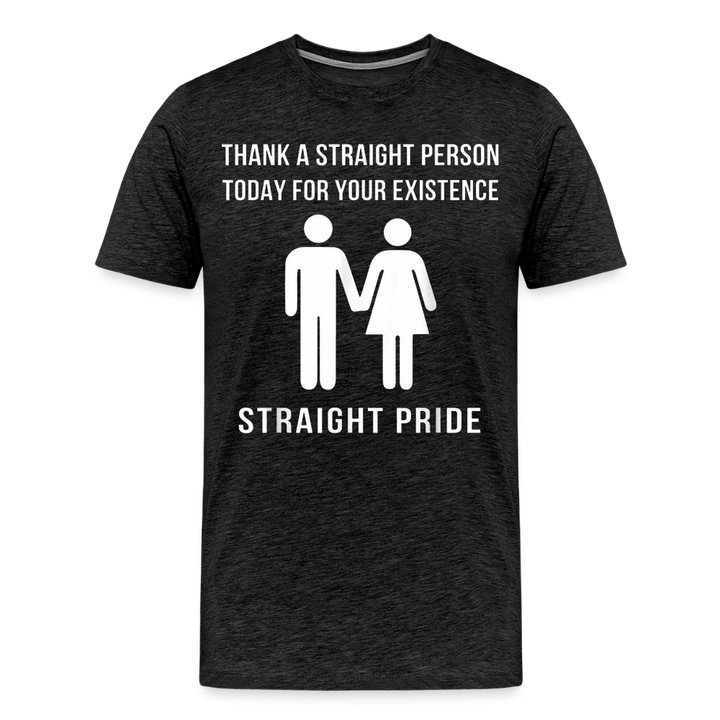 Straight Pride - charcoal grey