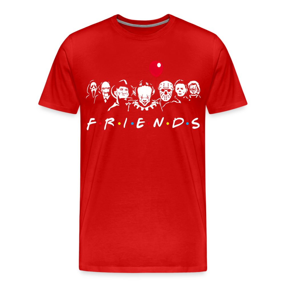 Friends | Premium Mens Graphic Tee - red