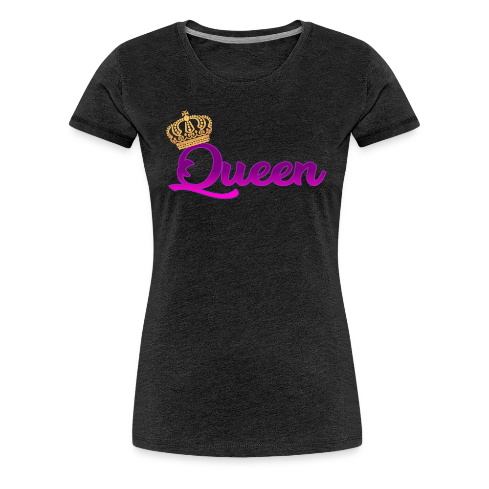 Queen Shirt | Premium Womens Graphic Tee - charcoal grey