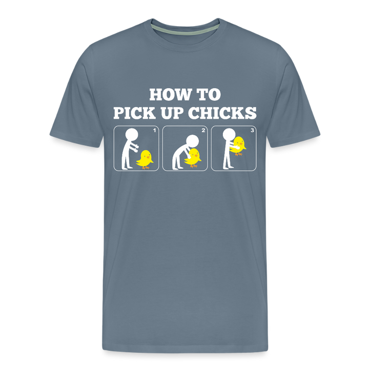 How To Pick Up Chicks - steel blue