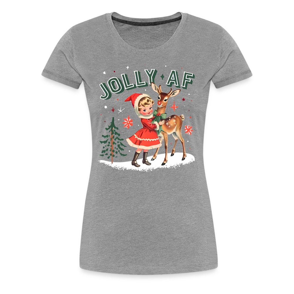 Jolly AF - heather gray