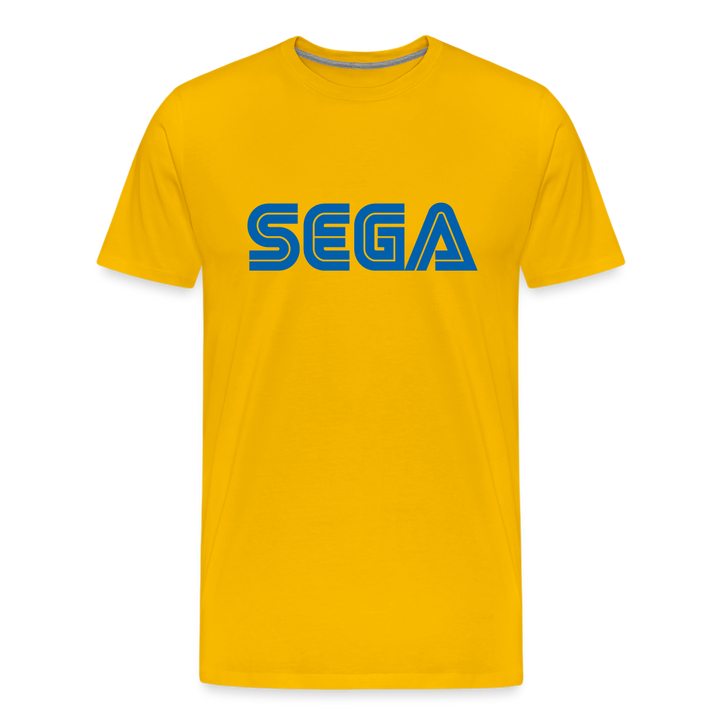 SEGA Shirt | Premium Mens Graphic Tee - sun yellow