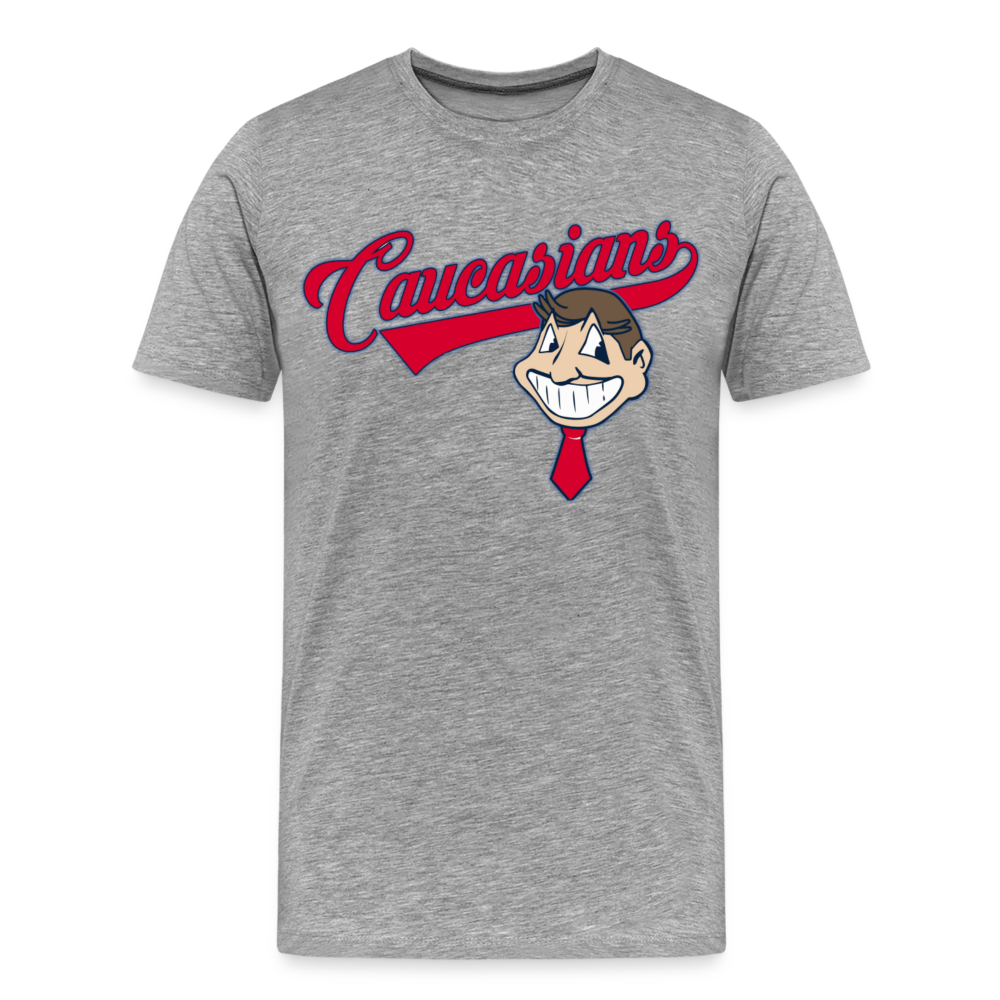 Caucasians Shirt | Premium Mens Graphic Tee - heather gray