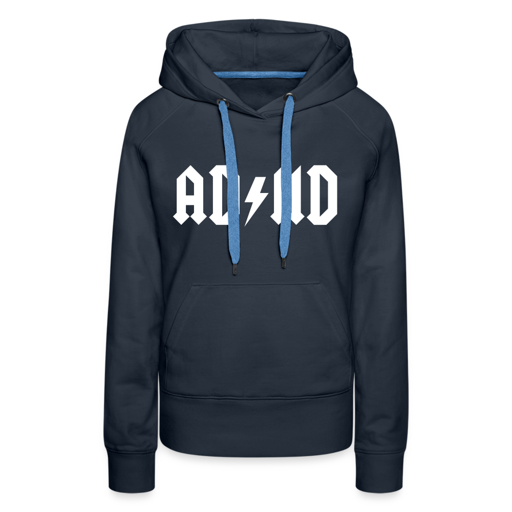 ADHD Hoodie | Premium Womens Graphic Sweatshirt - navy