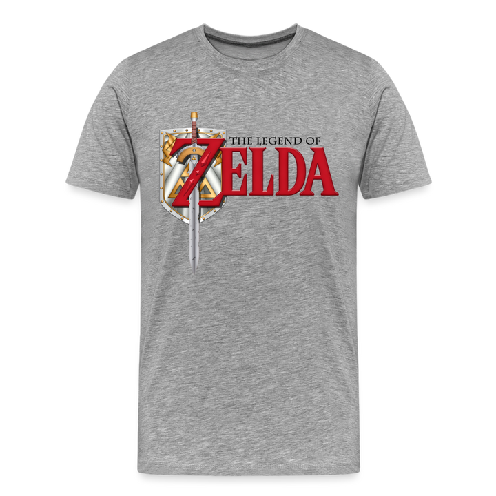 Legend of Zelda Shirt | Premium Mens Graphic Tee - heather gray