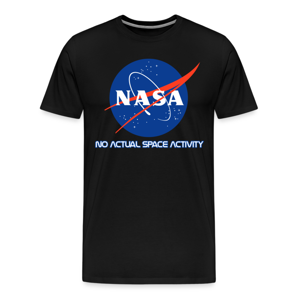 NASA Shirt | Premium Mens Graphic Tee - black