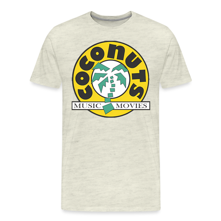 Coconuts Shirt | Premium Mens Graphic Tee - heather oatmeal