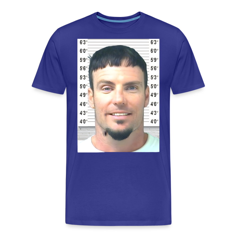 Vanilla Ice Mugshot Shirt | Premium Mens Graphic Tee - royal blue