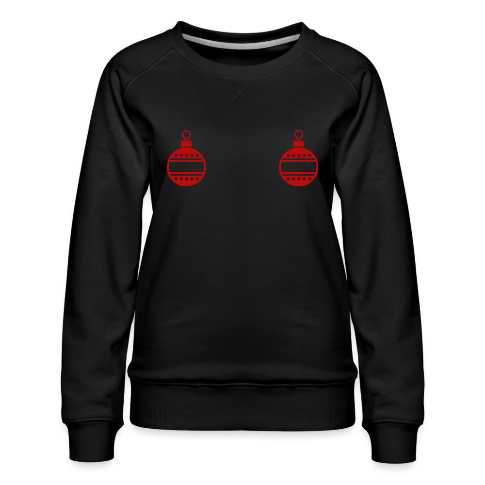 Ornament Sweatshirt | Premium Womens Graphic Sweatshirt - black