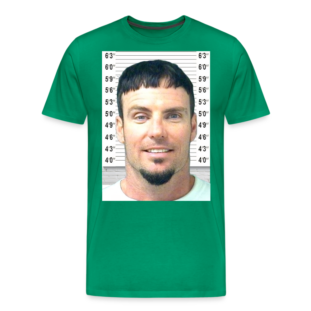 Vanilla Ice Mugshot Shirt | Premium Mens Graphic Tee - kelly green