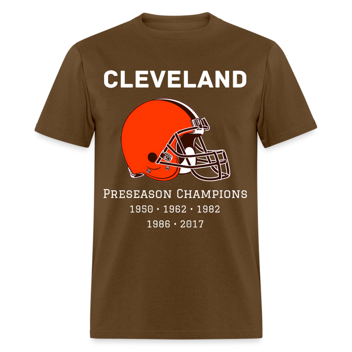 Cleveland Preseason Champions | Graphic Tee - brown