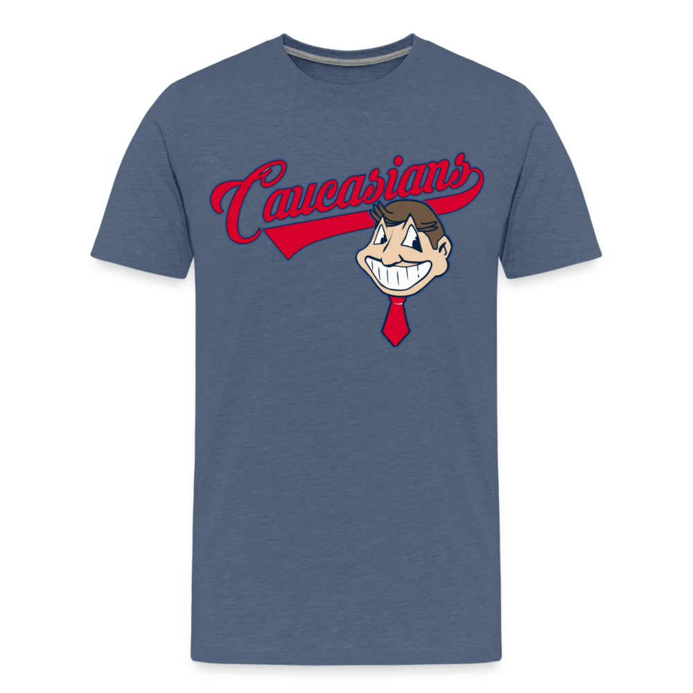 Caucasians Shirt | Premium Mens Graphic Tee - heather blue