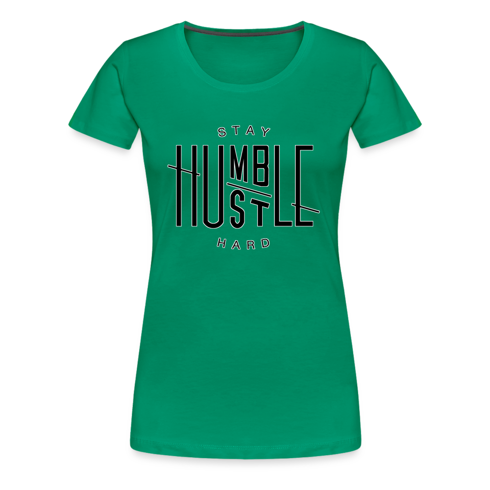 Stay Humble Shirt | Premium Womens Graphic Tee - kelly green