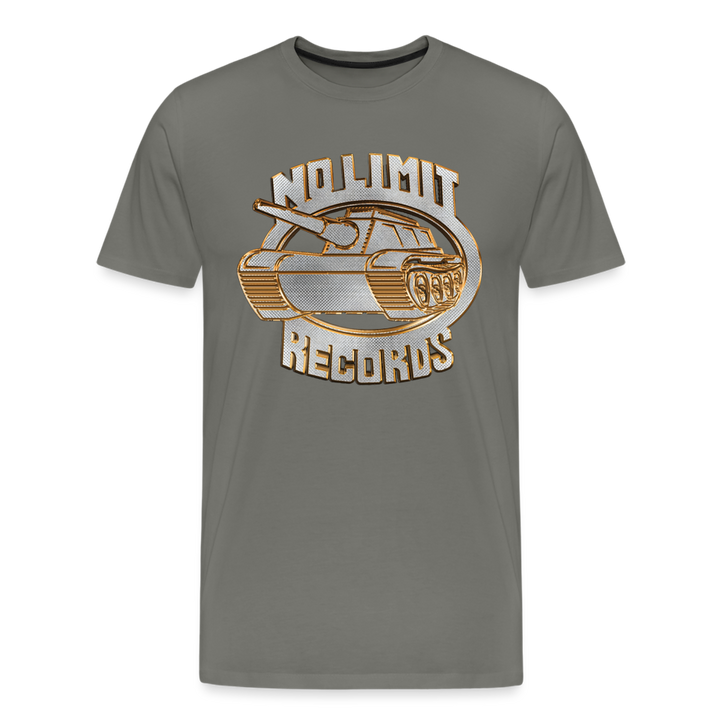 No Limit Shirt | Premium Mens Graphic Tee - asphalt gray