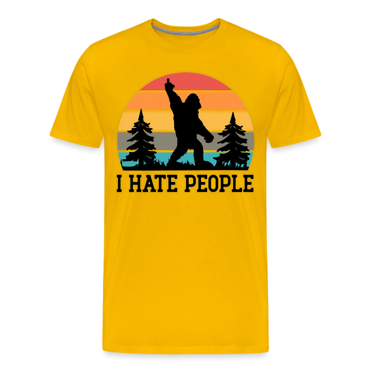 I Hate People - sun yellow