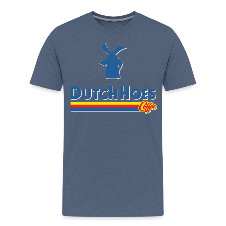 Dutch Hoes Shirt | Premium Mens Graphic Tee - heather blue