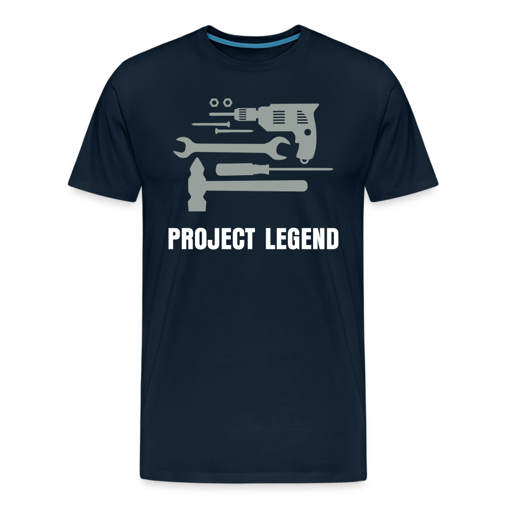 Project Fluent | Men's Premium Graphic Tee - deep navy