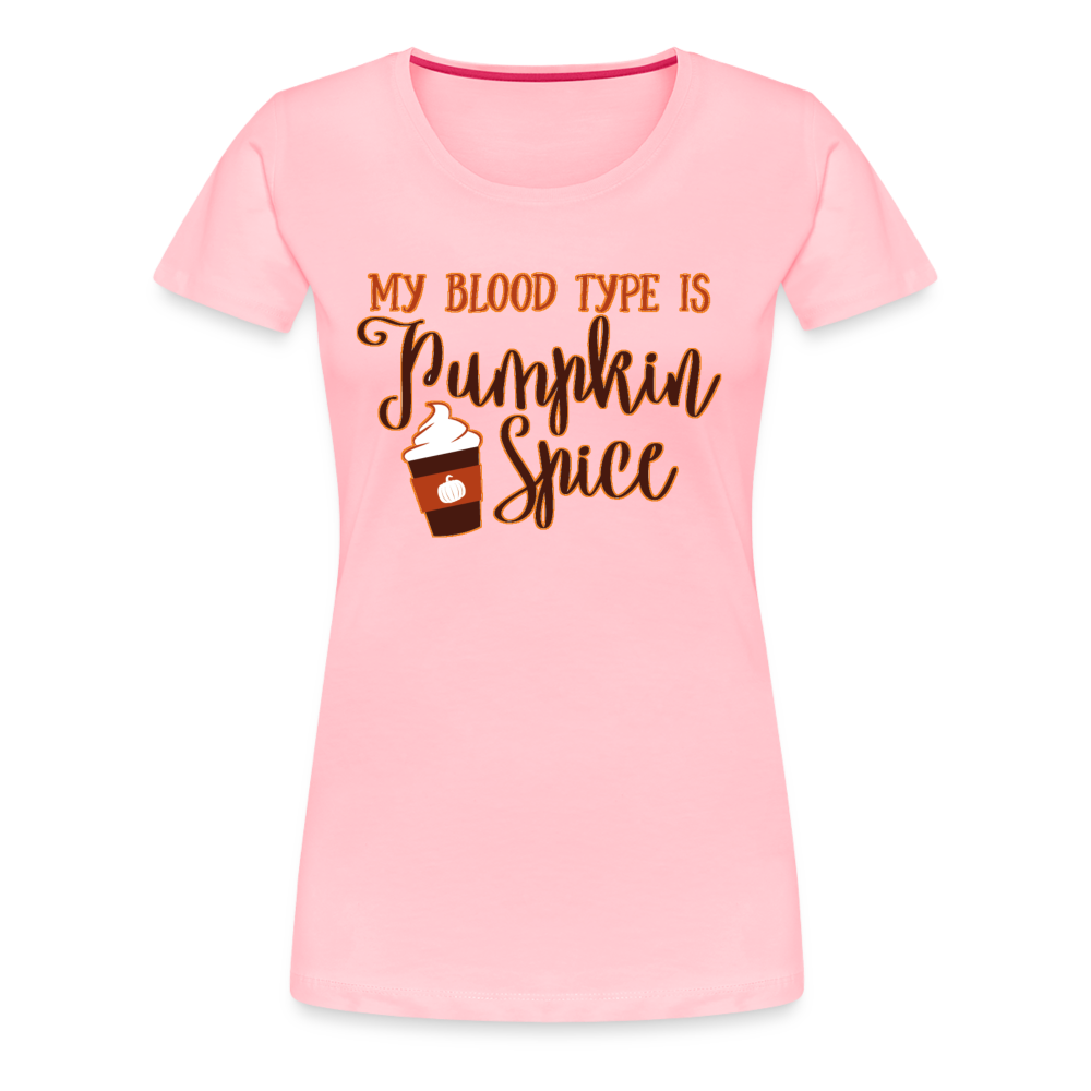 Pumpkin Spice Shirt | Premium Womens Graphic Tee - pink