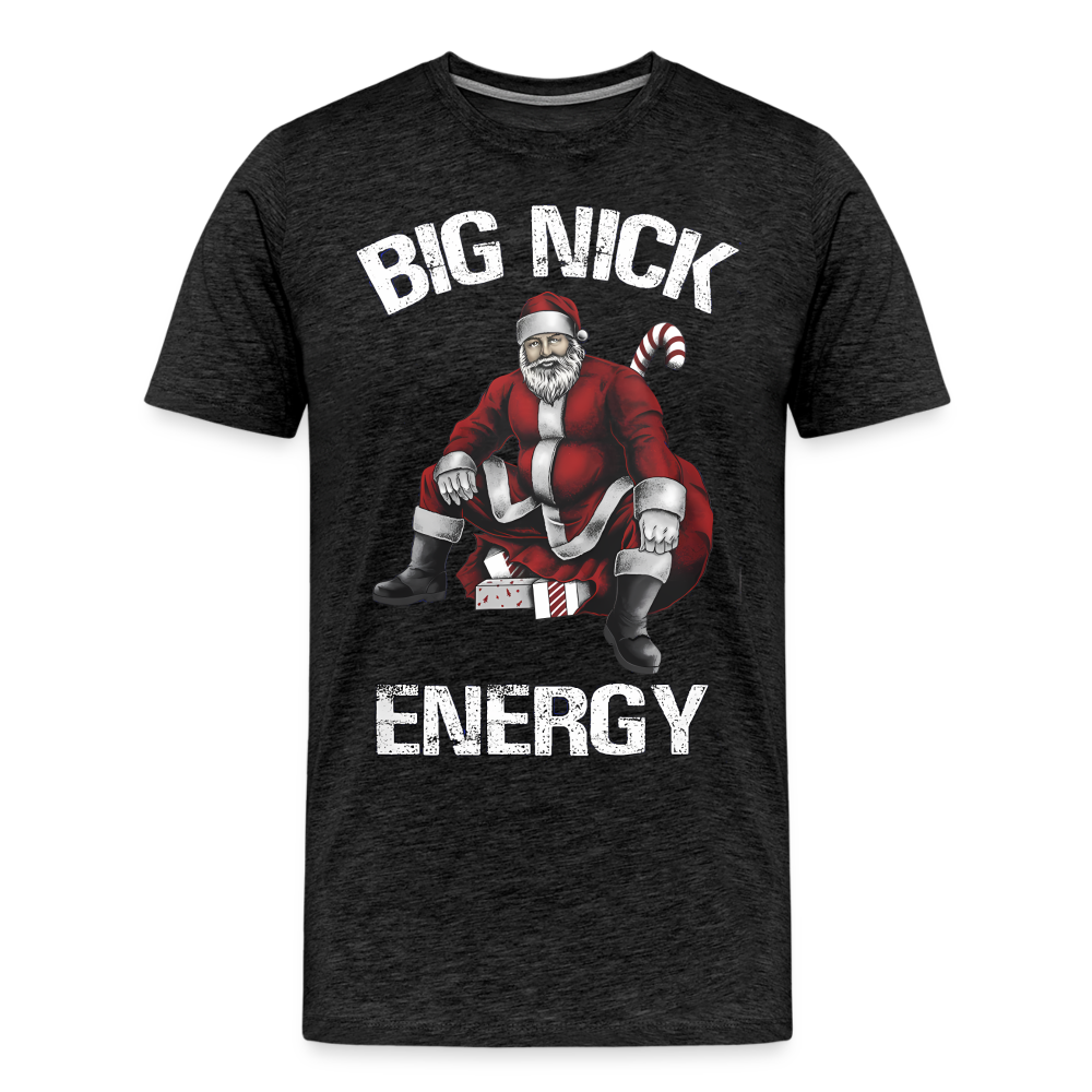 Big Nick Energy Shirt | Premium Mens Graphic Tee - charcoal grey