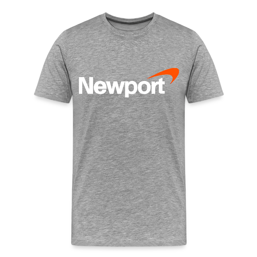 Newport Shirt | Premium Mens Graphic Tee - heather gray