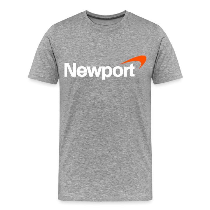 Newport Shirt | Premium Mens Graphic Tee - heather gray