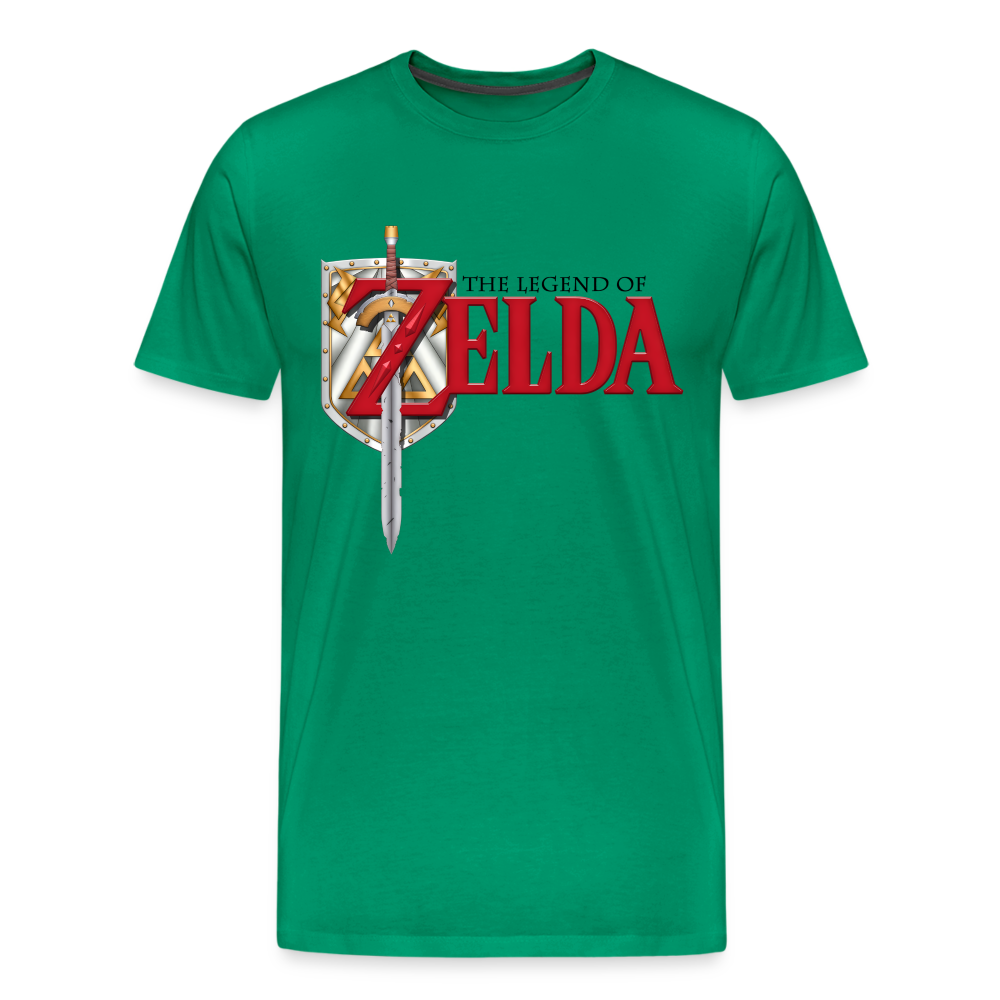 Legend of Zelda Shirt | Premium Mens Graphic Tee - kelly green