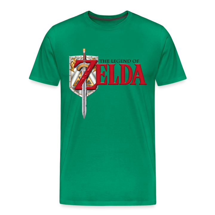 Legend of Zelda Shirt | Premium Mens Graphic Tee - kelly green