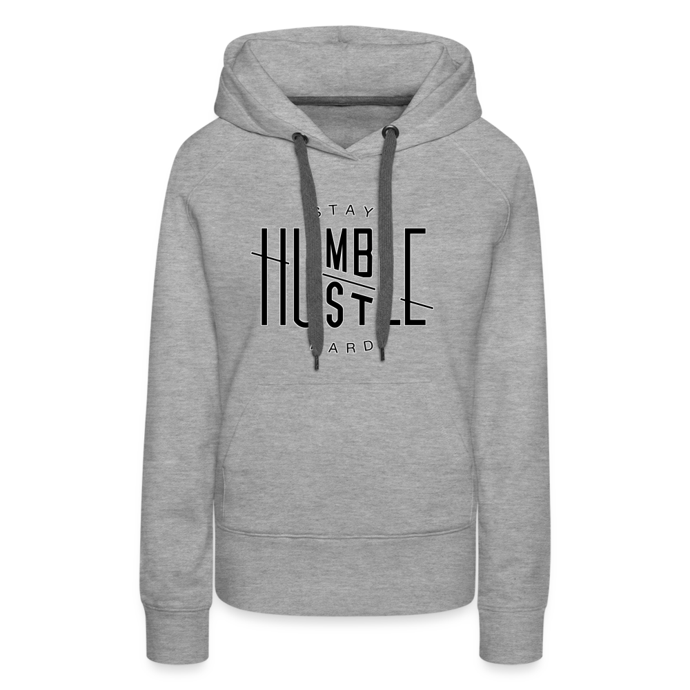 Stay Humble Hoodie | Premium Womens Graphic Sweatshirt - heather grey