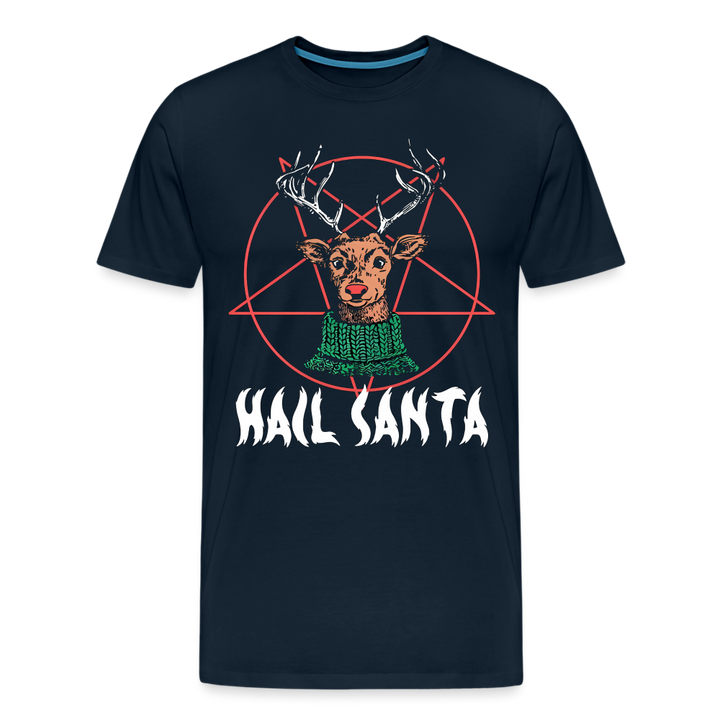 Hail Santa - deep navy
