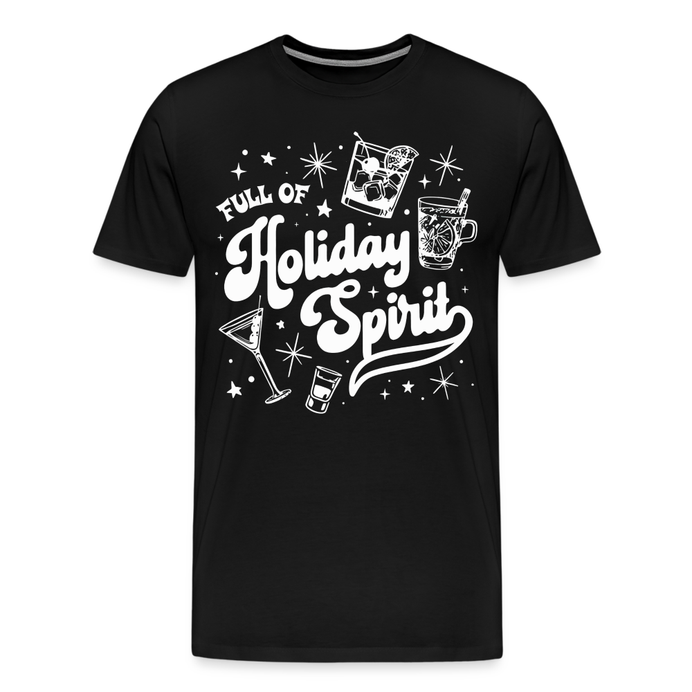 Full Of Holiday Spirit - black