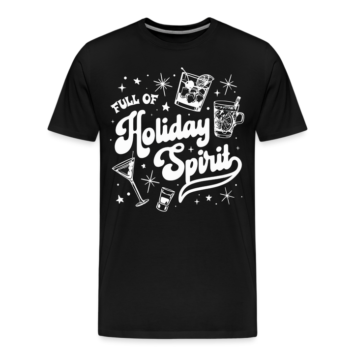 Full Of Holiday Spirit - black