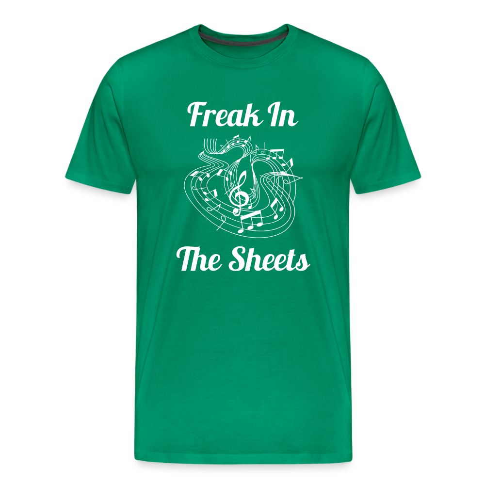 Freak In The Sheets Shirt | Premium Mens Graphic Tee - kelly green