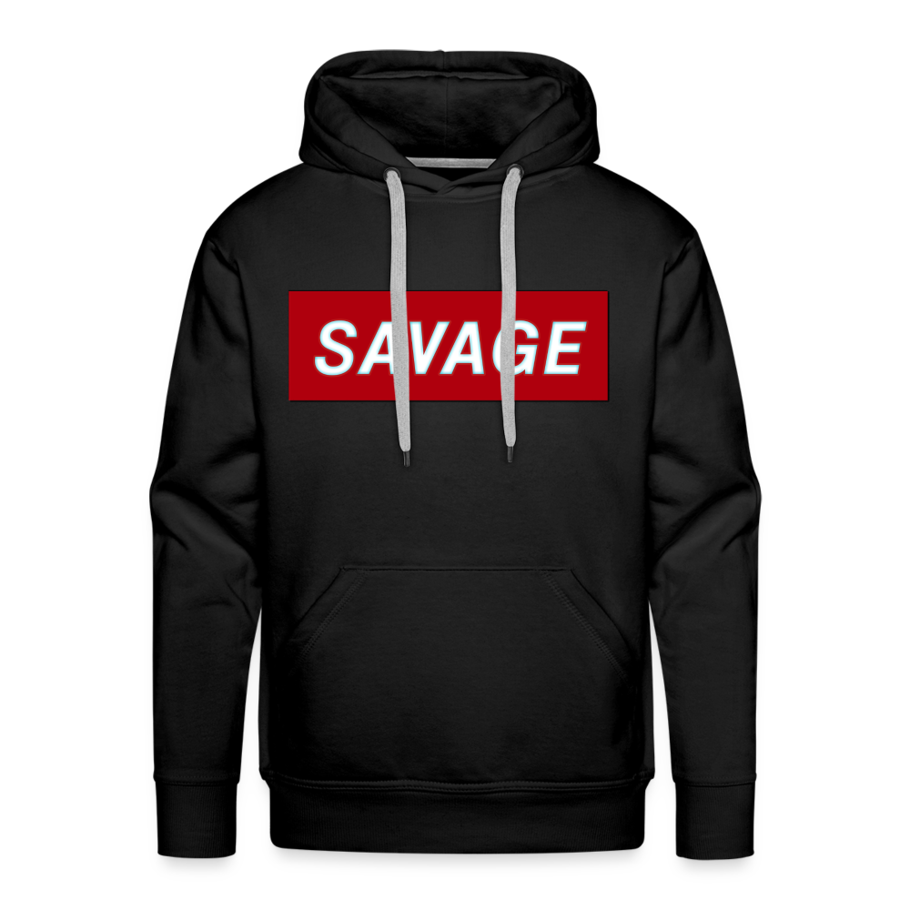 Savage Hoodie | Premium Mens Graphic Sweatshirt - black