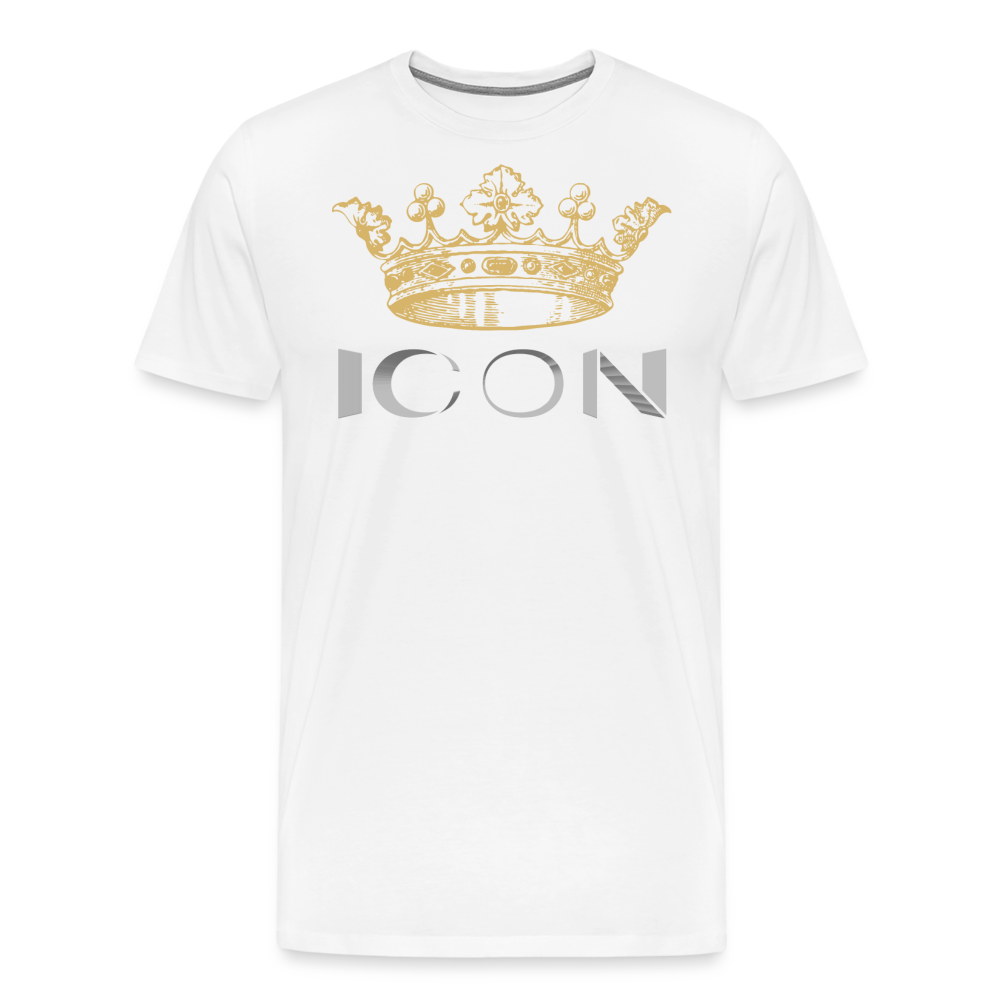 Icon Shirt | Premium Mens Graphic Tee - white