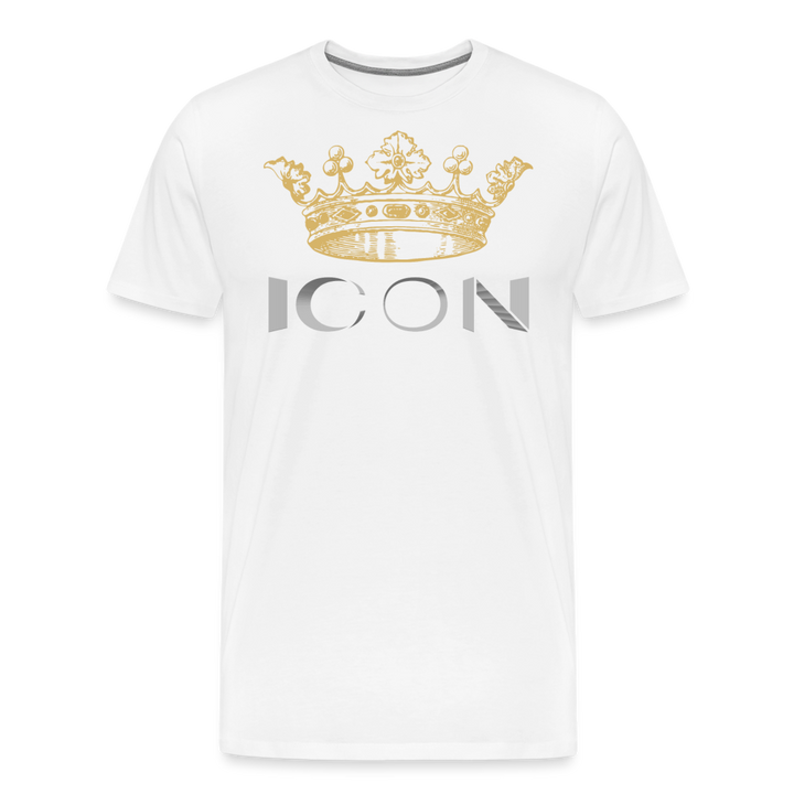 Icon Shirt | Premium Mens Graphic Tee - white