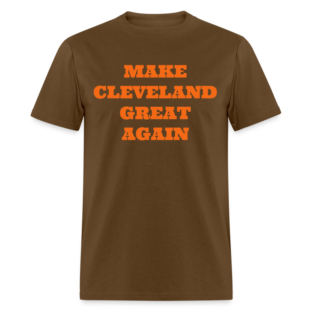 Make Cleveland Great Again Shirt | Premium Mens Graphic Tee - brown