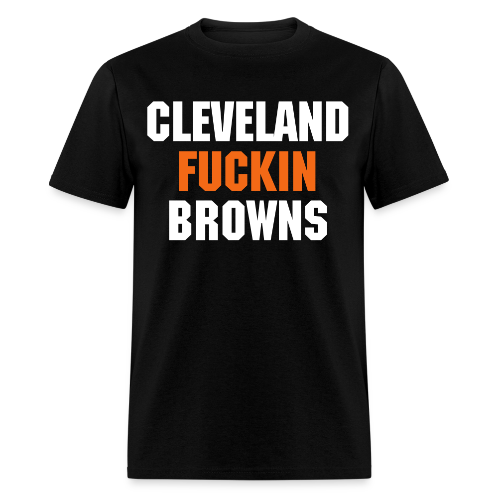 Cleveland Fuckin Browns Shirt | Graphic Tee - black