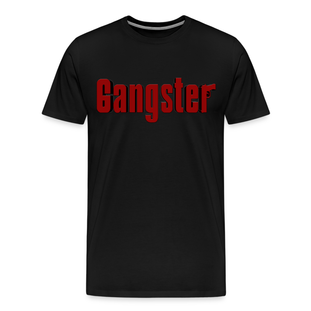 Gangster Shirt | Premium Mens Graphic Tee - black