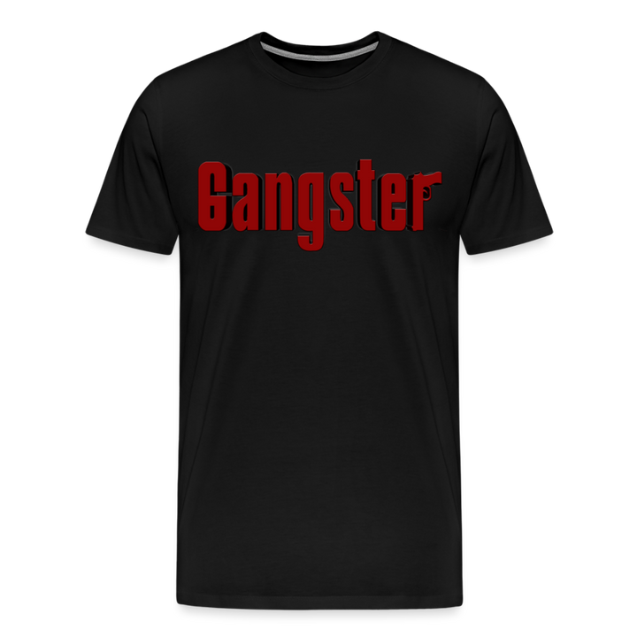 Gangster Shirt | Premium Mens Graphic Tee - black