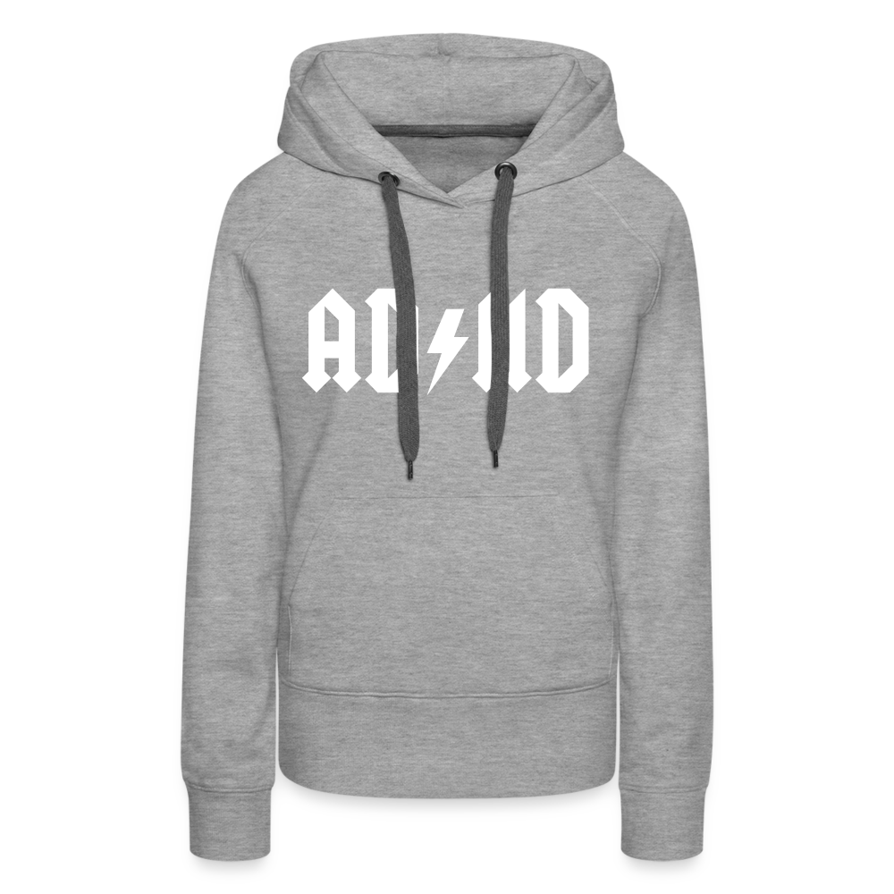 ADHD Hoodie | Premium Womens Graphic Sweatshirt - heather grey