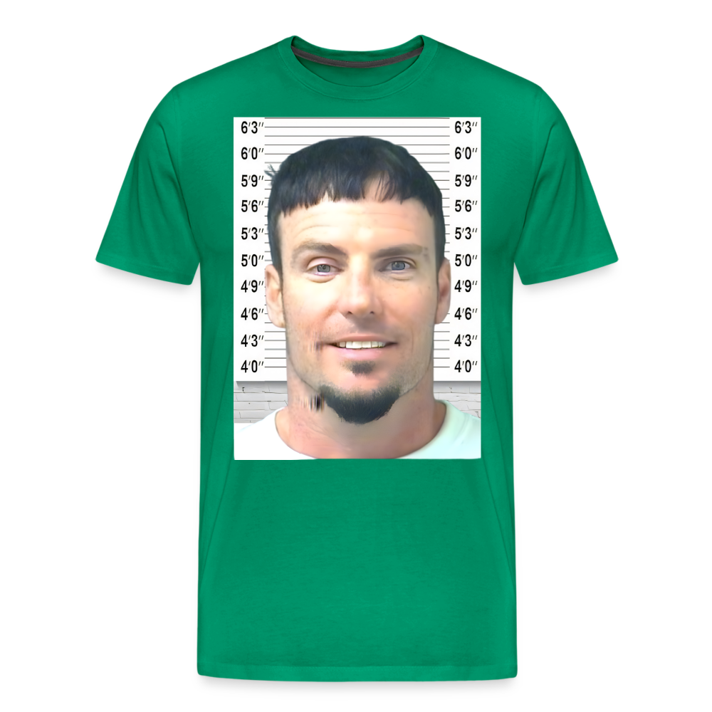 Vanilla Ice Mugshot Shirt | Premium Mens Graphic Tee - kelly green